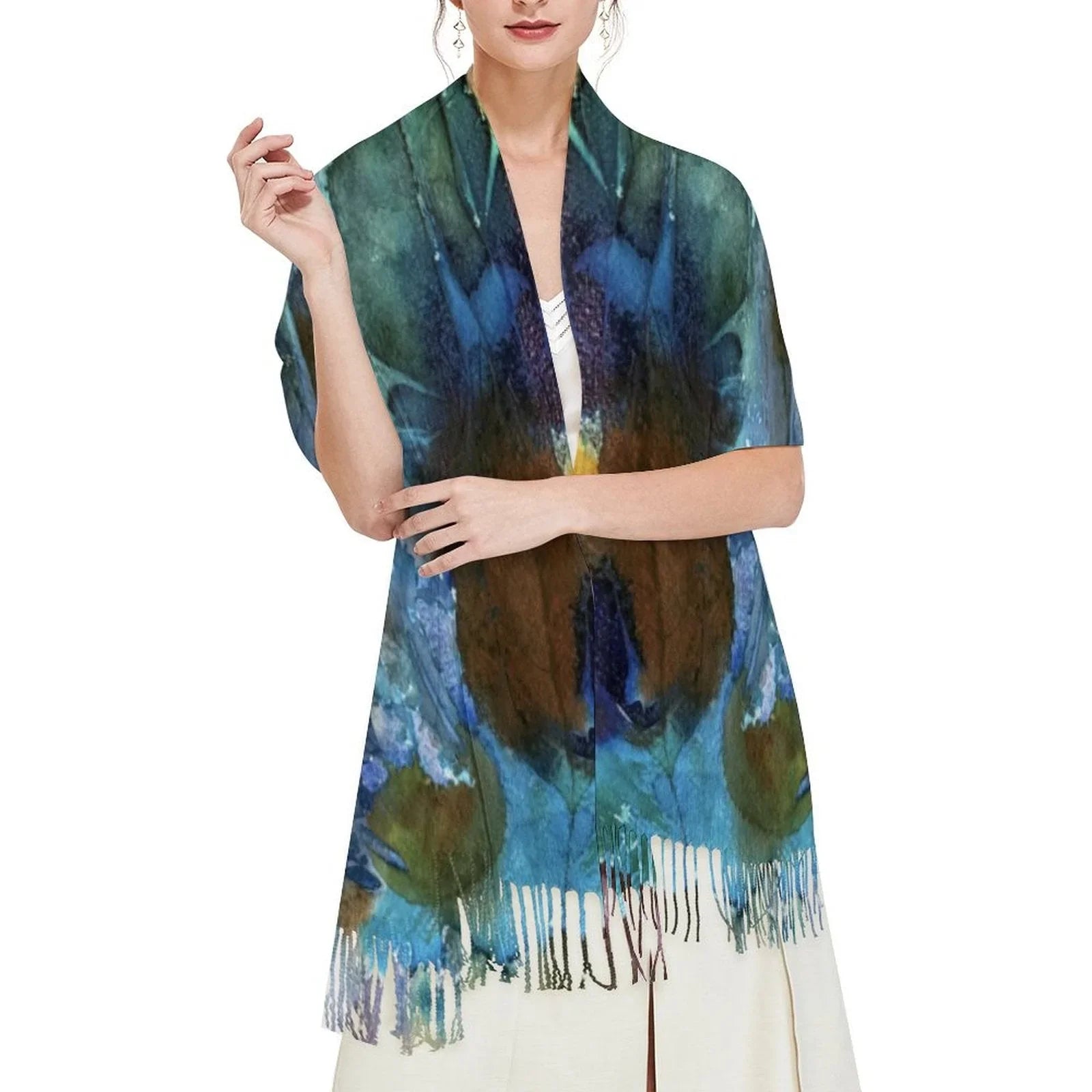 Tassel scarf Tassel Scarf - Lana Art Sweden
