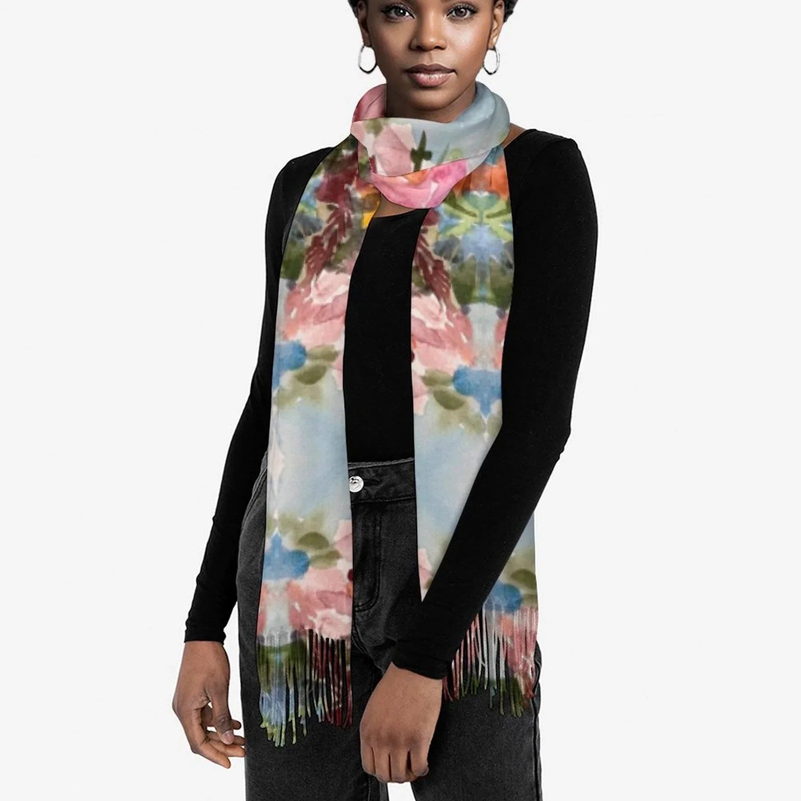 Tassel scarf Tassel Scarf - Lana Art Sweden