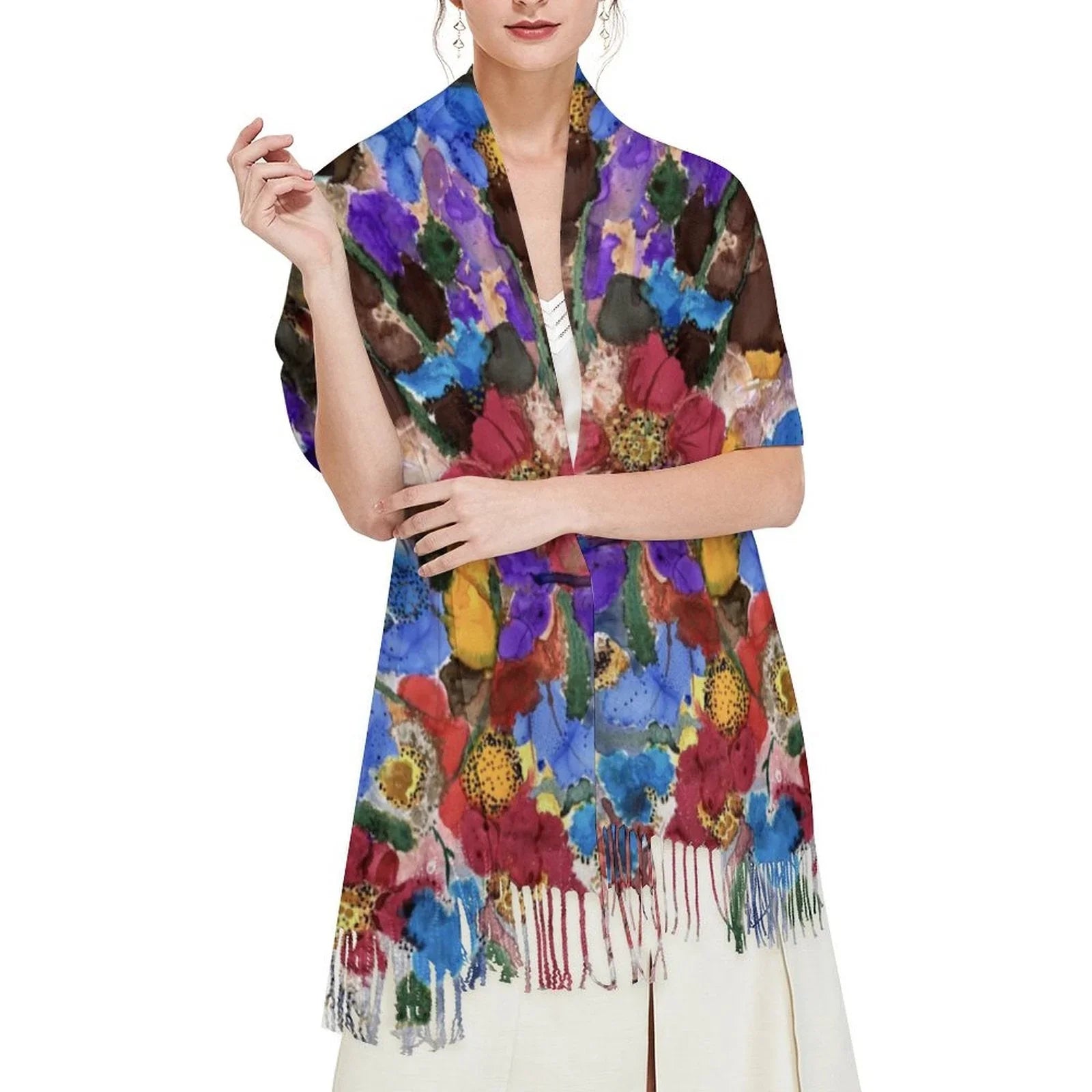 Tassel scarf Tassel Scarf - Lana Art Sweden