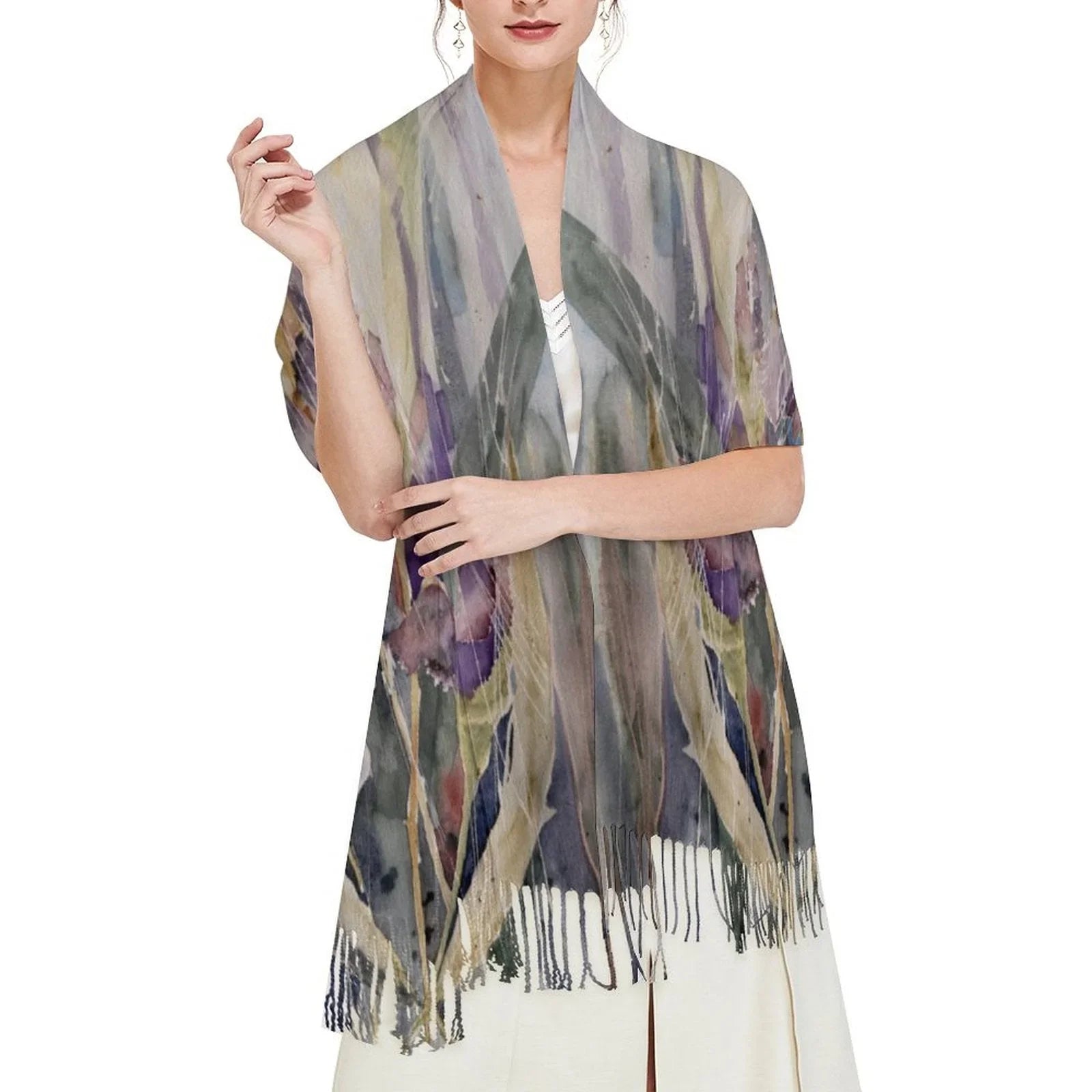 Tassel scarf Tassel Scarf - Lana Art Sweden