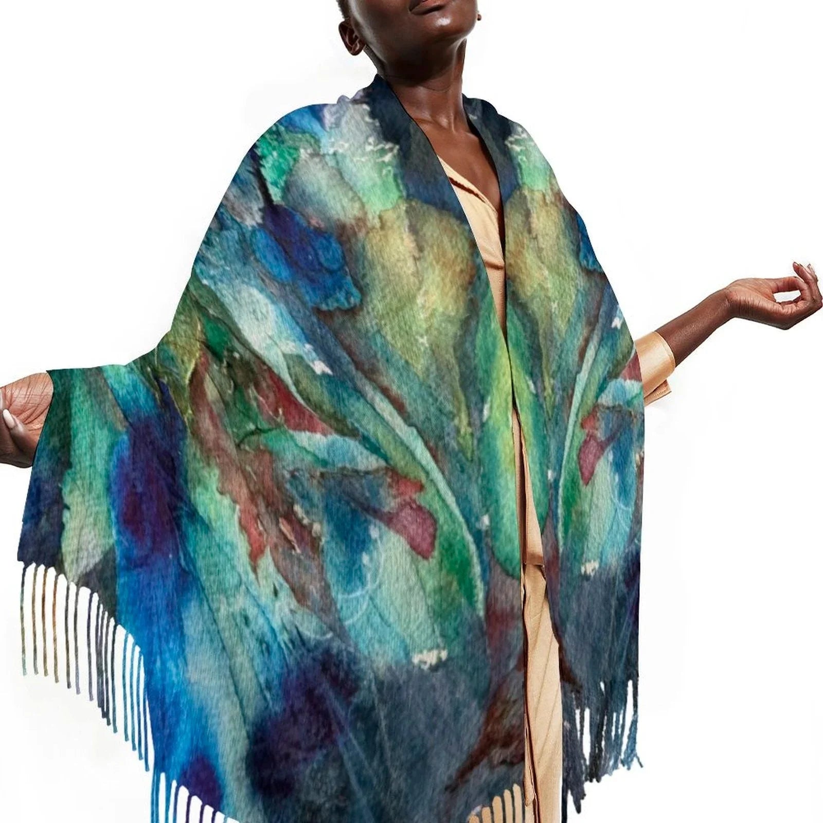 Tassel scarf Tassel Scarf - Lana Art Sweden