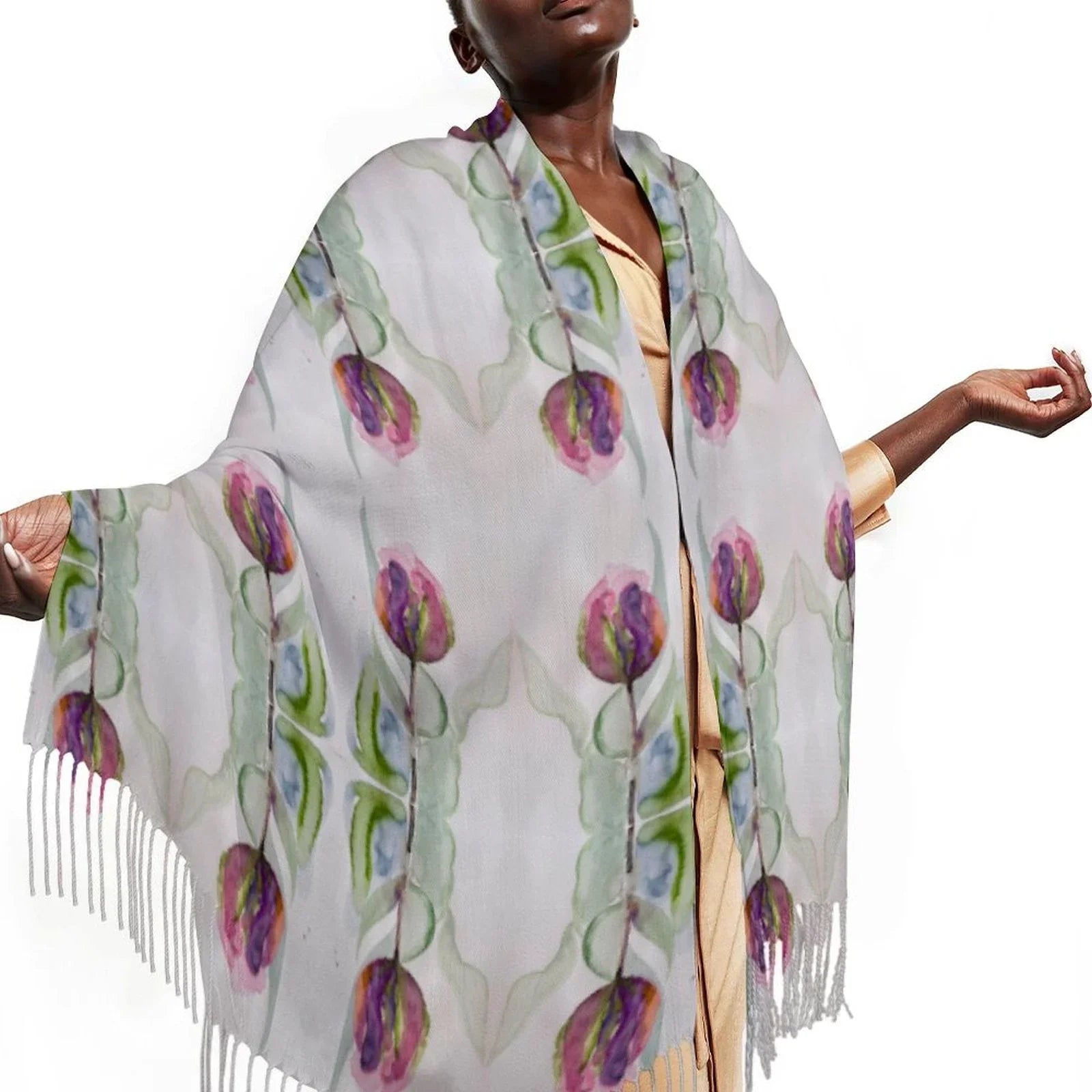 Tassel scarf Tassel Scarf - Lana Art Sweden