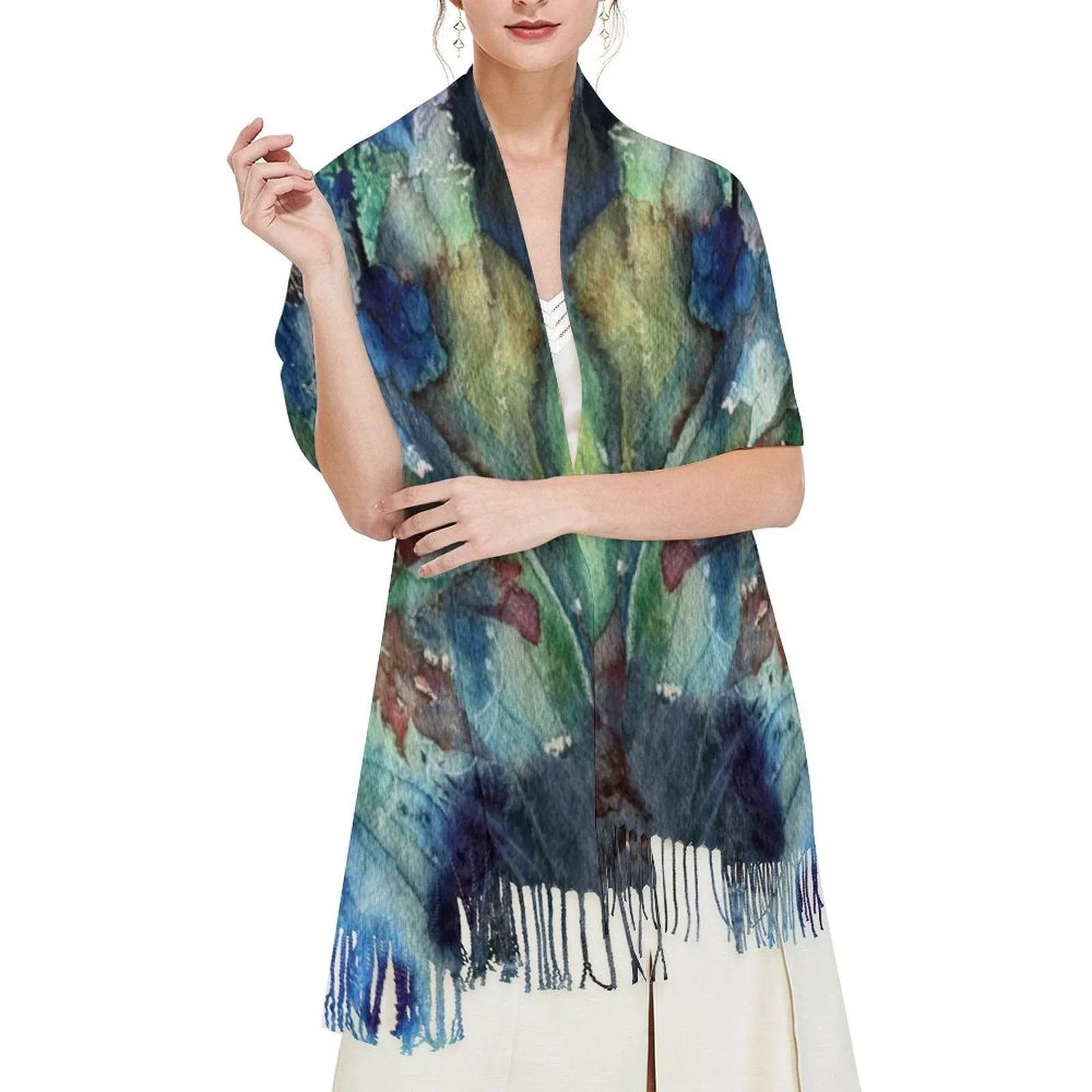 Tassel scarf Tassel Scarf - Lana Art Sweden