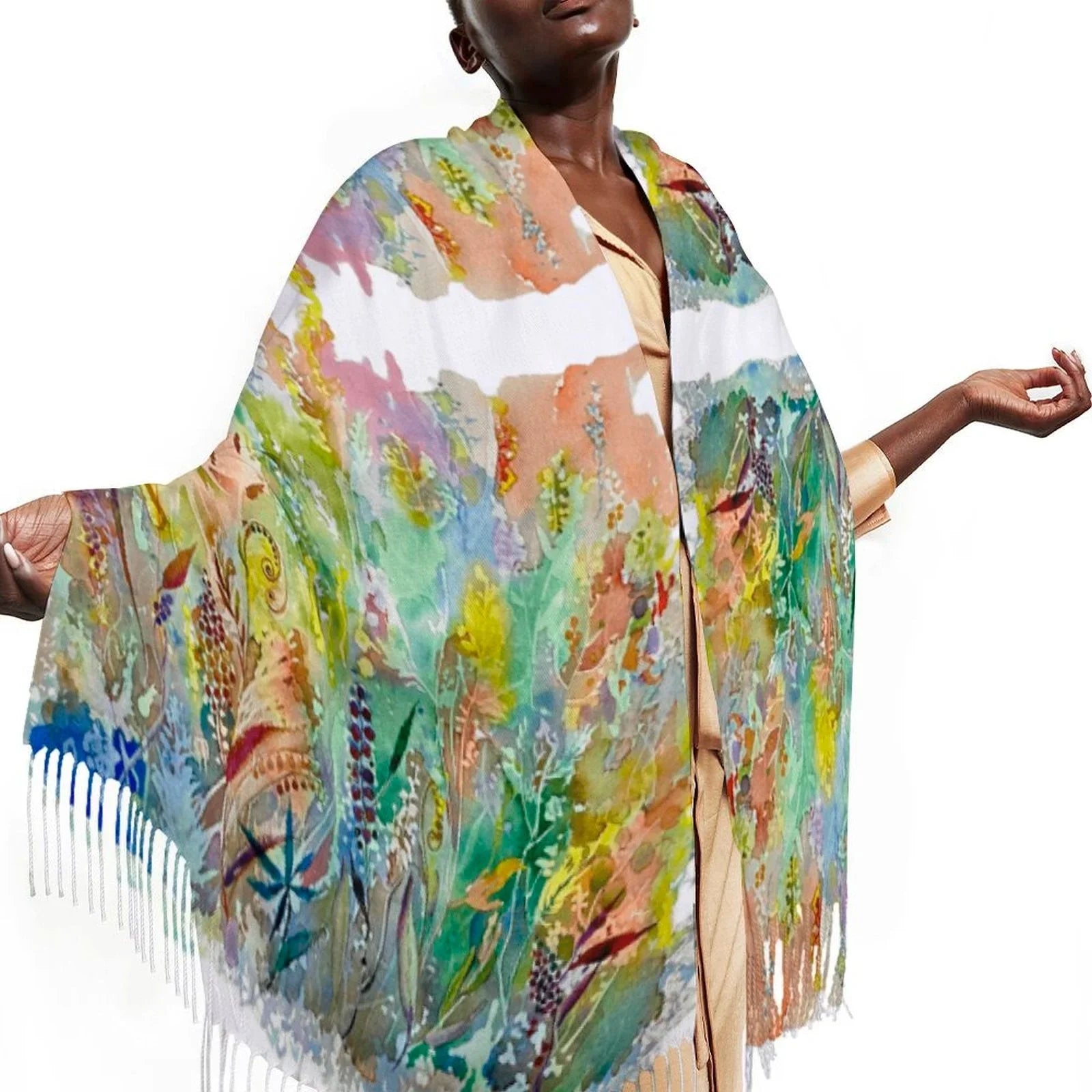 Tassel scarf Tassel Scarf - Lana Art Sweden