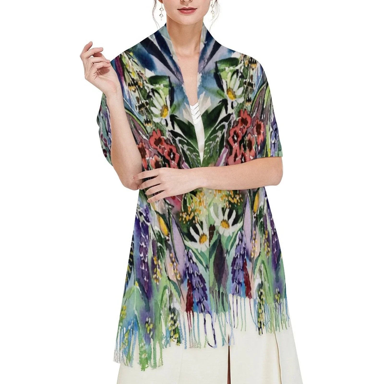 Tassel scarf Tassel Scarf - Lana Art Sweden