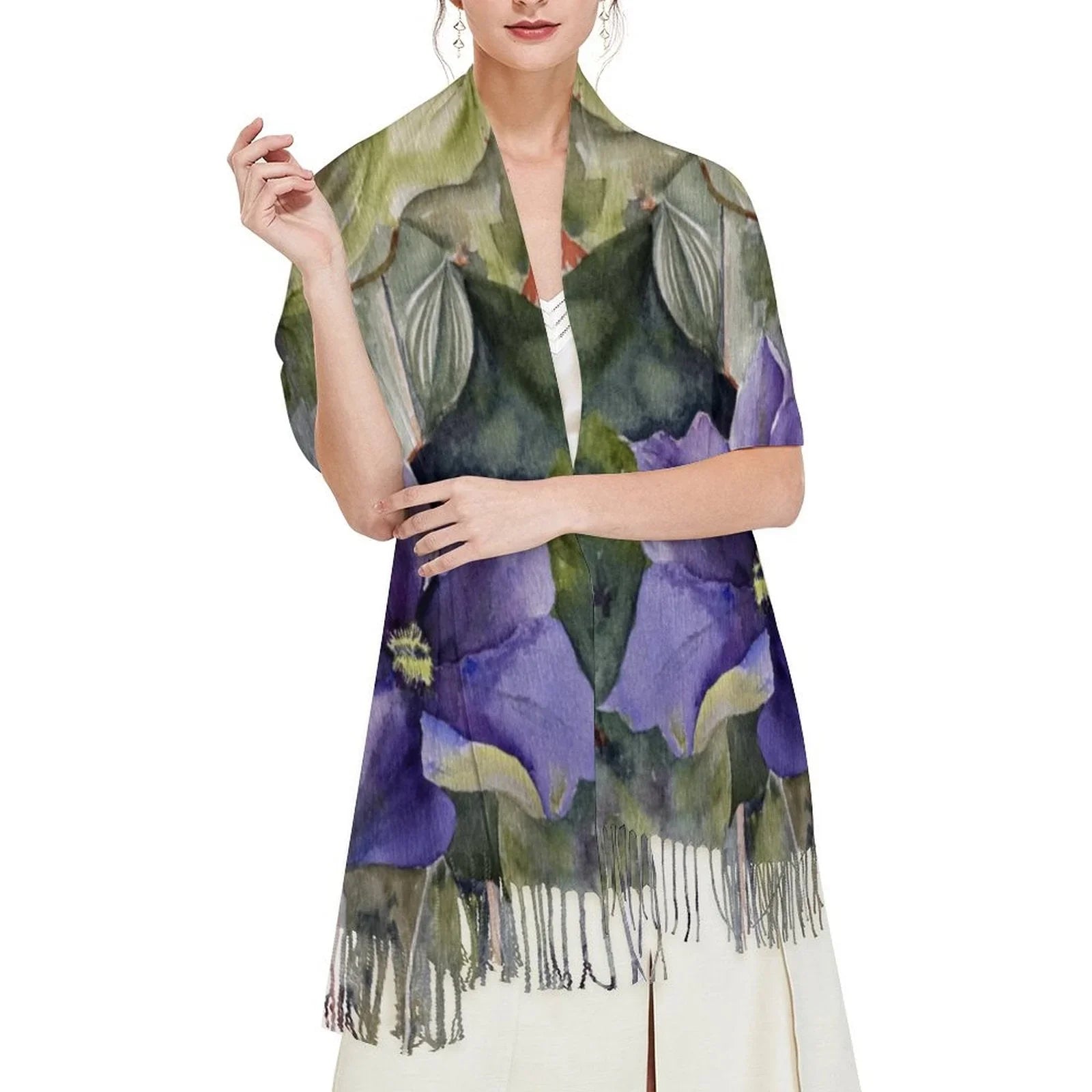 Tassel scarf Tassel Scarf - Lana Art Sweden