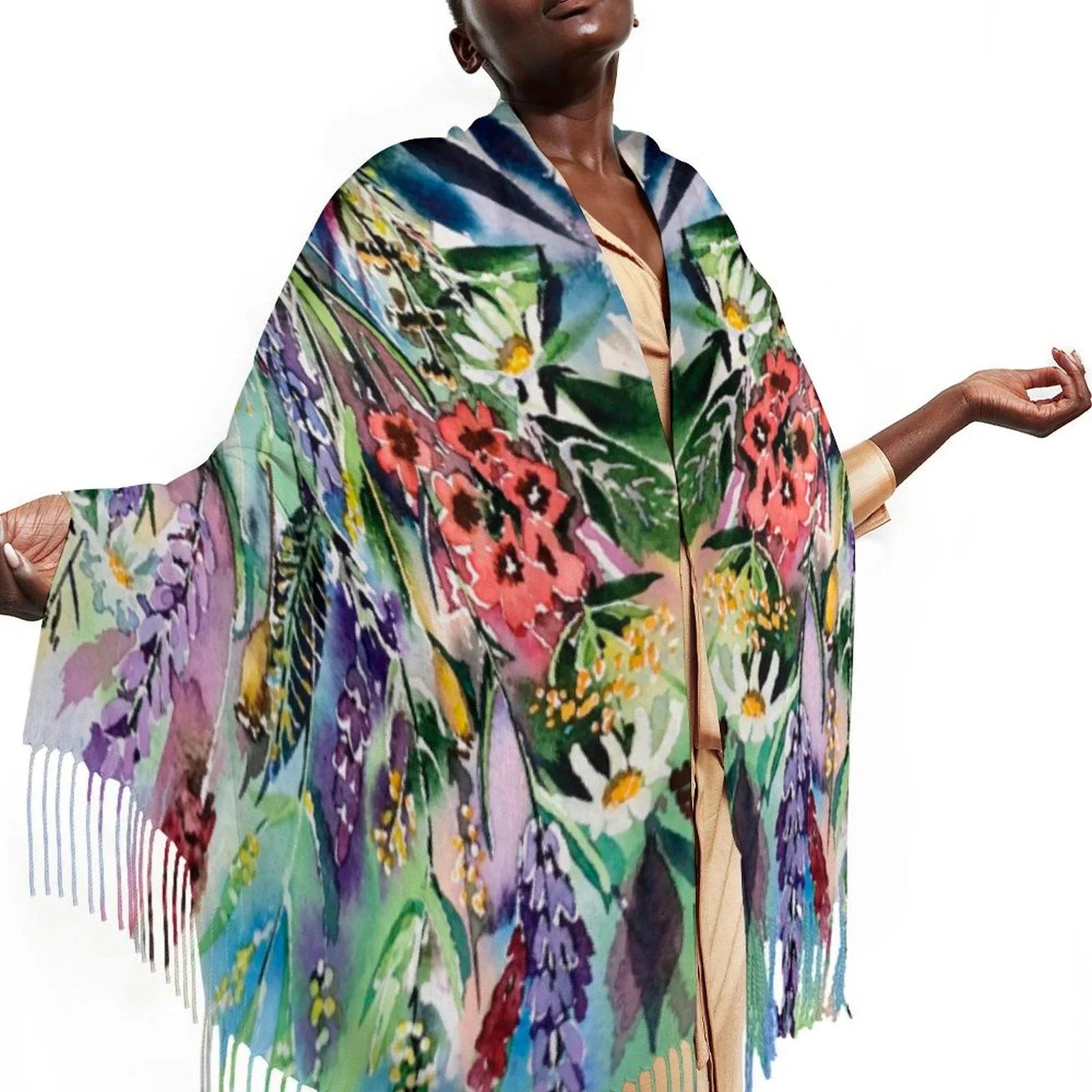 Tassel scarf Tassel Scarf - Lana Art Sweden