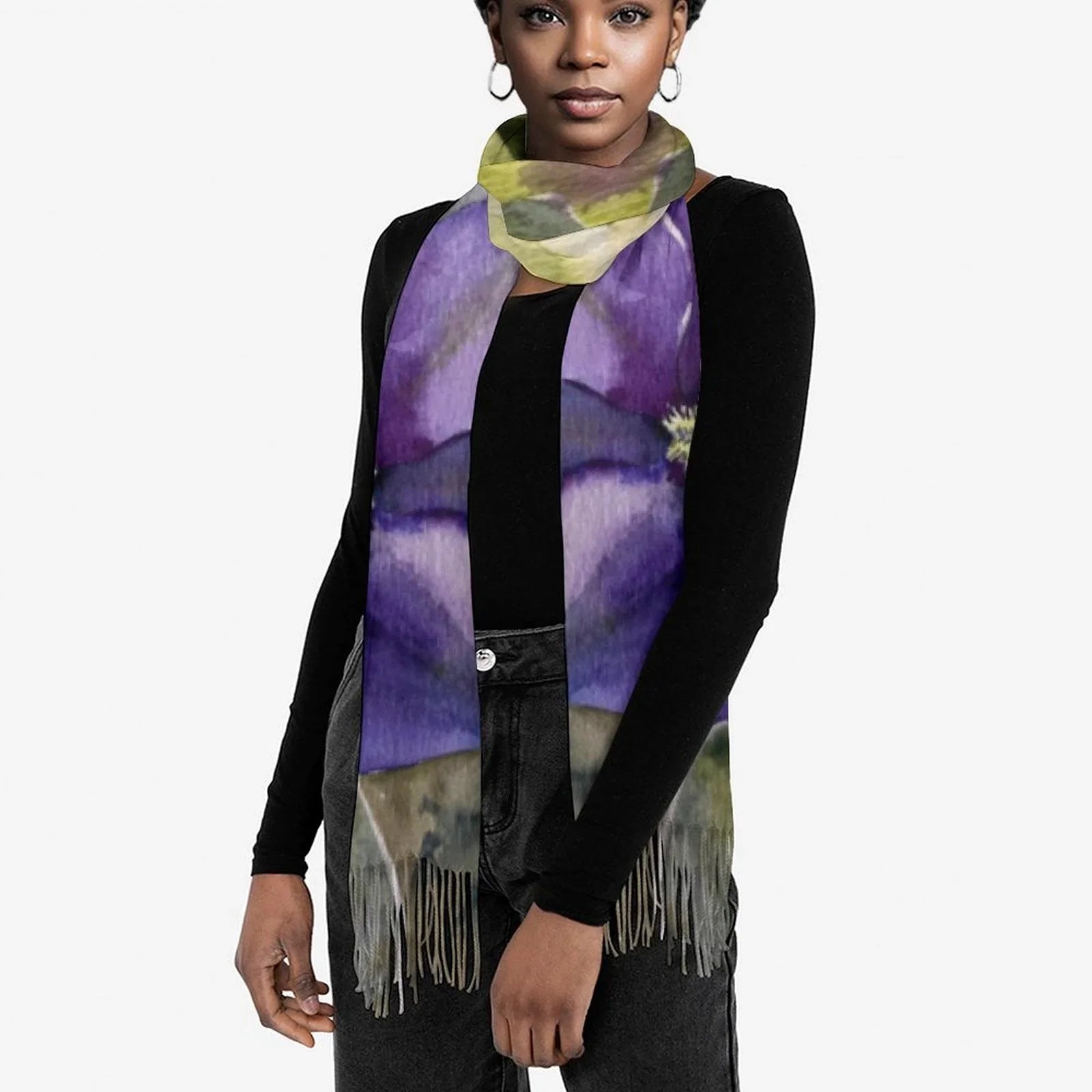 Tassel scarf Tassel Scarf - Lana Art Sweden