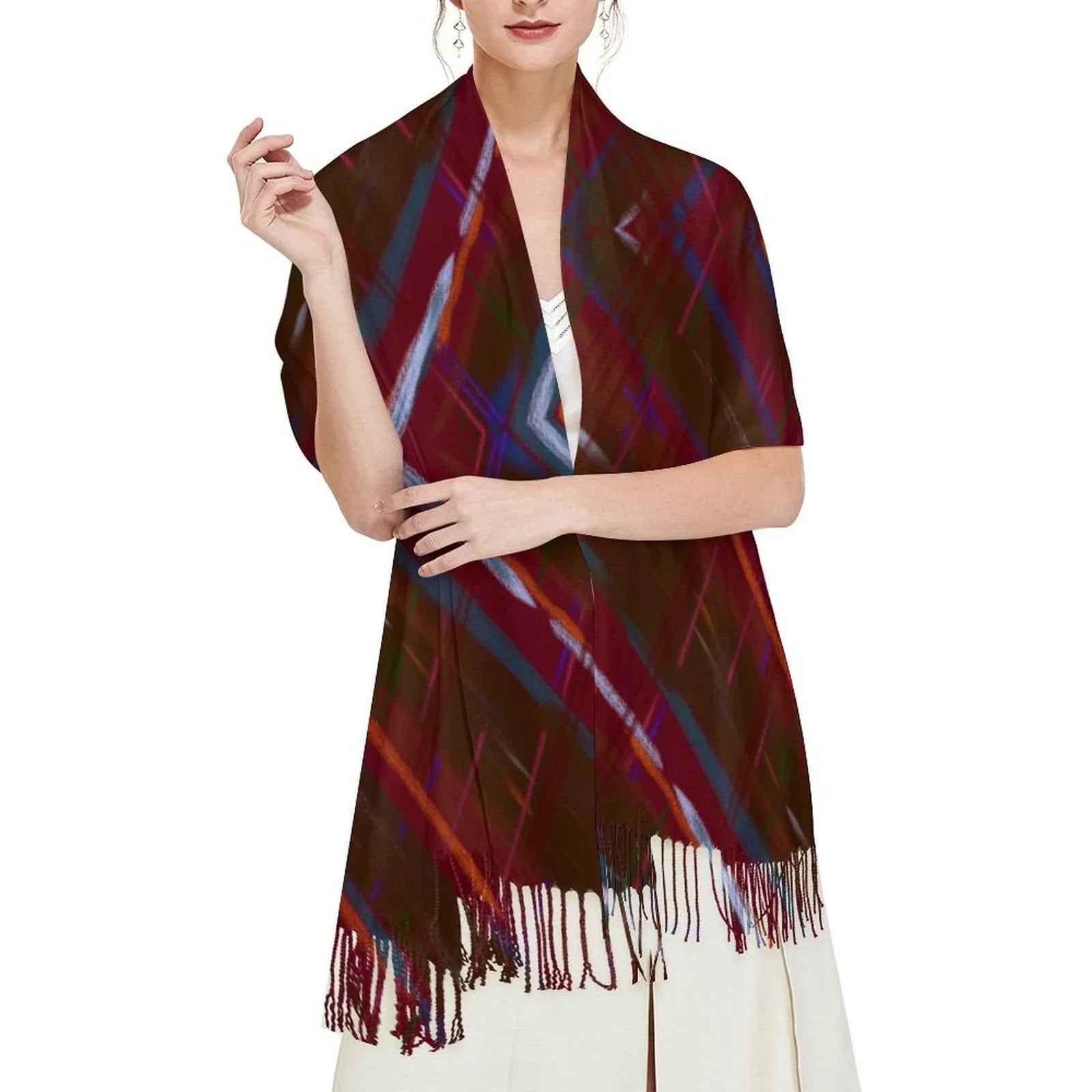 Tassel scarf Tassel Scarf - Lana Art Sweden