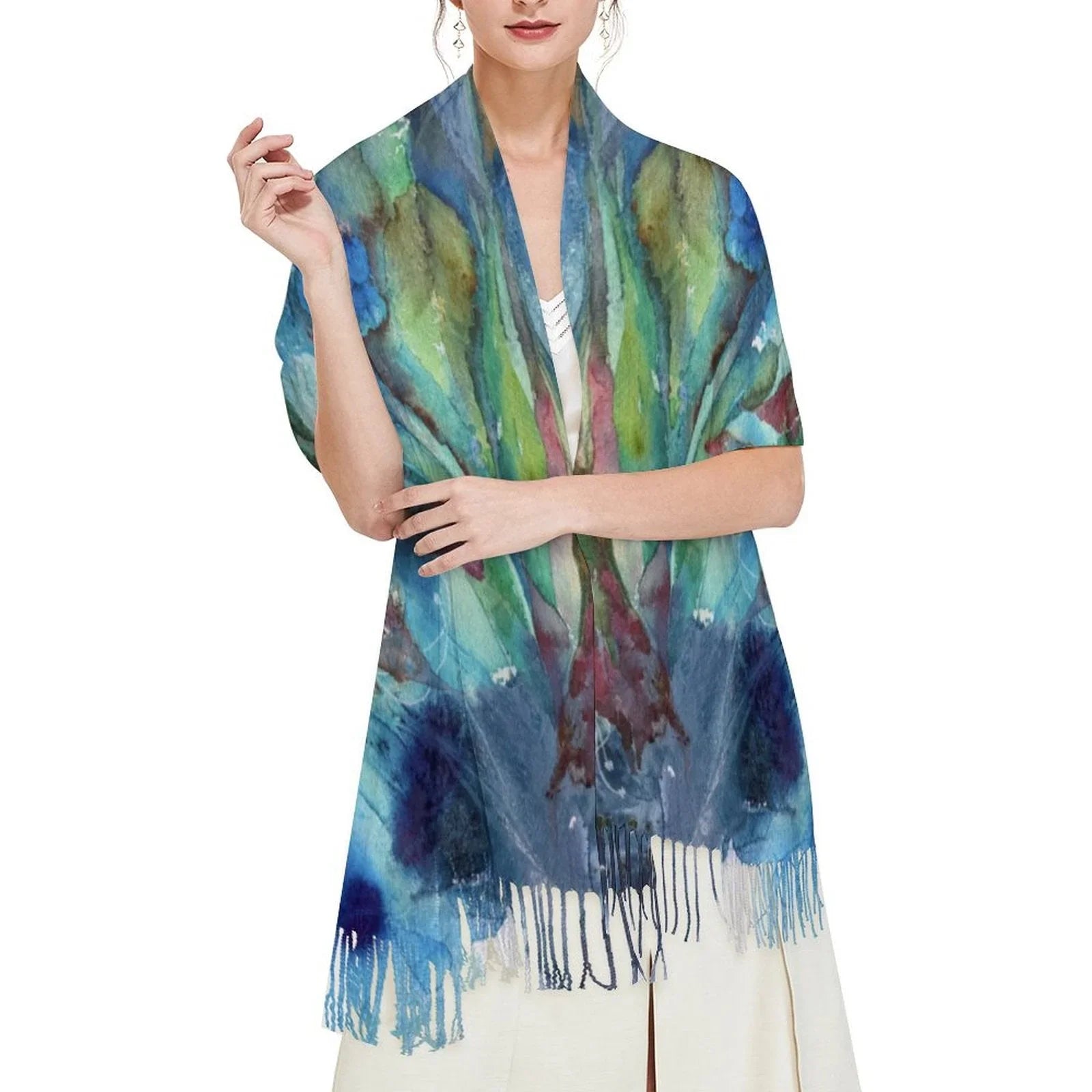 Tassel scarf Tassel Scarf - Lana Art Sweden