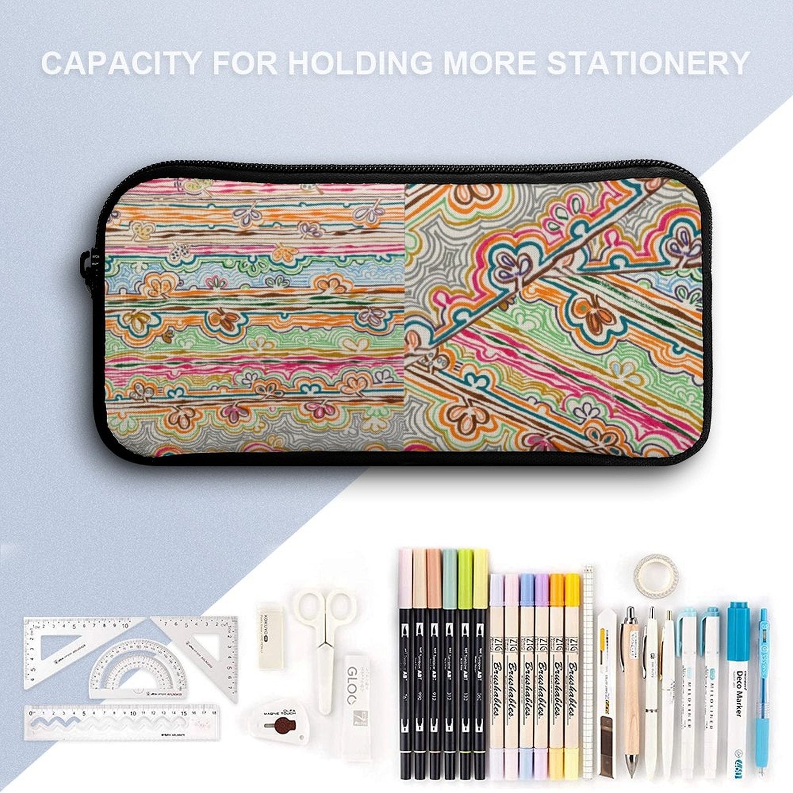 Three piece School Spring Fever set: Backpack, Lunch bag, Pen case - Lana Art Sweden