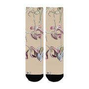 Three Tulips Pear Sorbet Women's Custom Socks - Lana Art Sweden