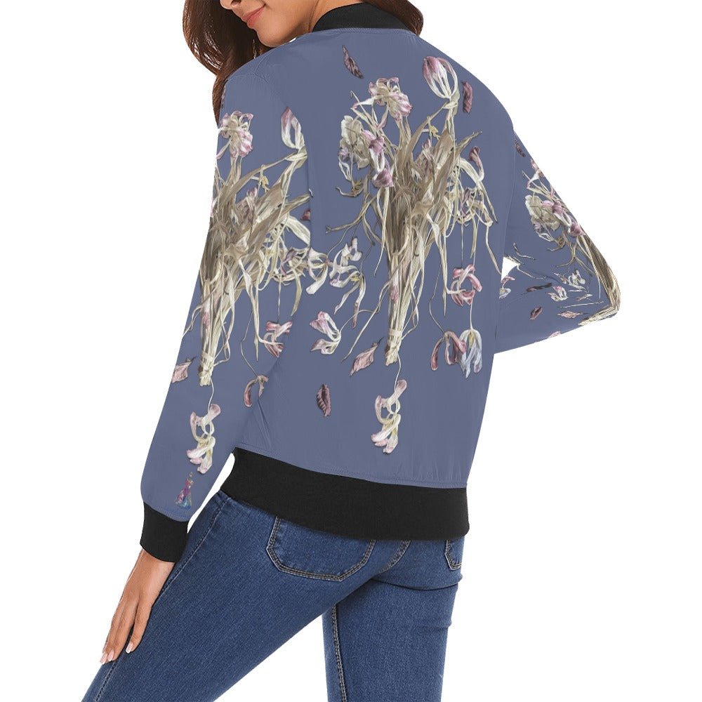 Tulip Drama Marlin Bomber Jacket for Women - Lana Art Sweden
