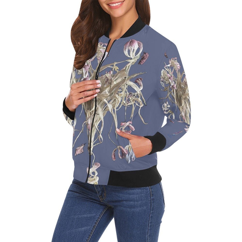 Tulip Drama Marlin Bomber Jacket for Women - Lana Art Sweden