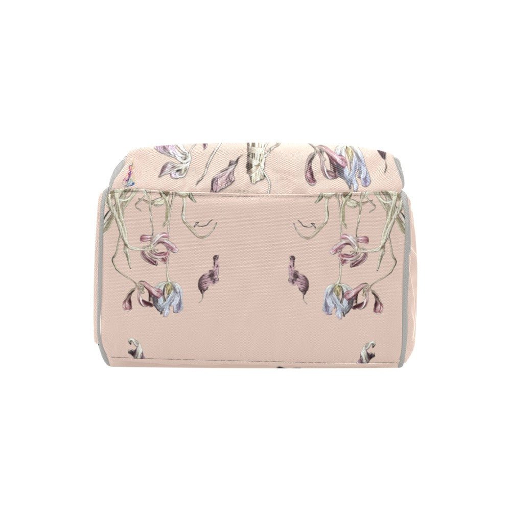 Tulip Drama Transcendent Pink Multi - Function Diaper Backpack - Lana Art Sweden