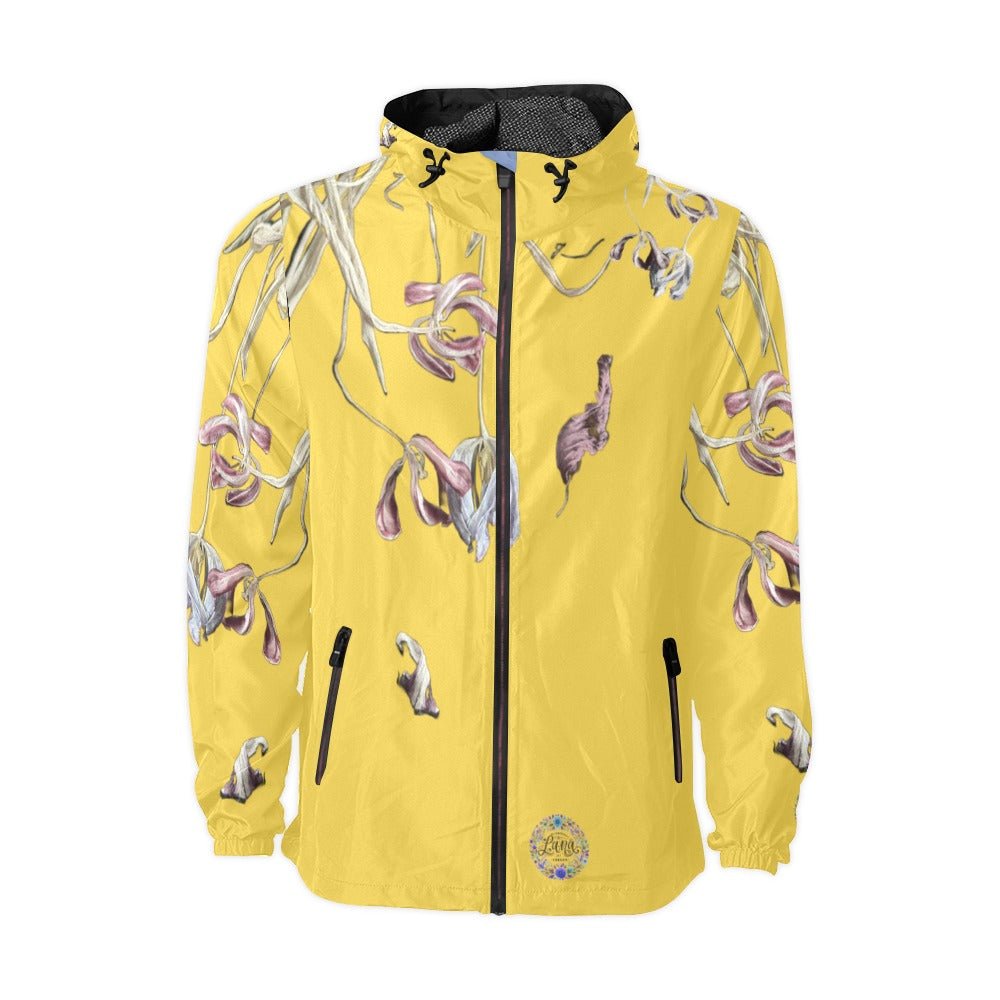 Tulip Lemon Unisex Windbreaker - Lana Art Sweden