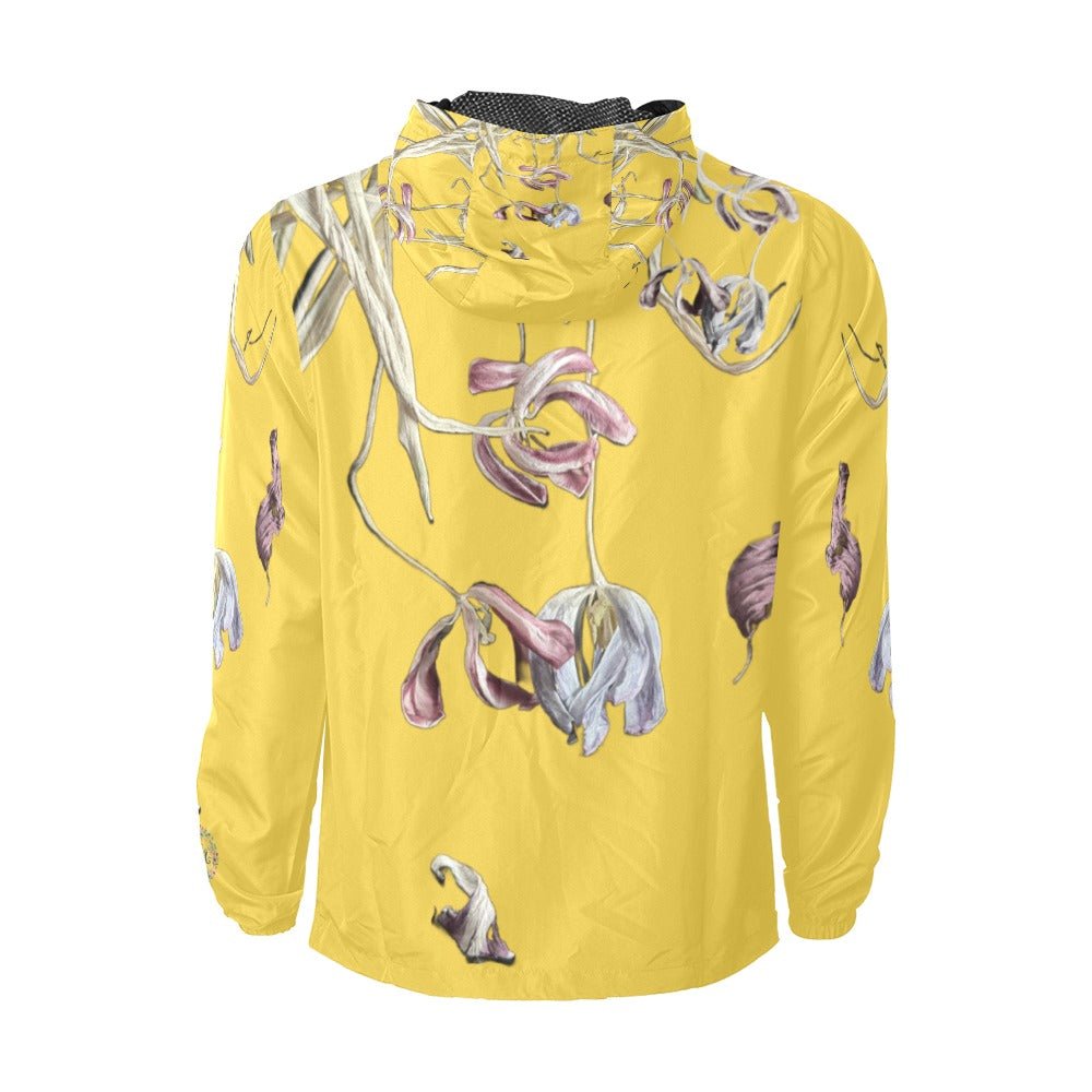 Tulip Lemon Unisex Windbreaker - Lana Art Sweden