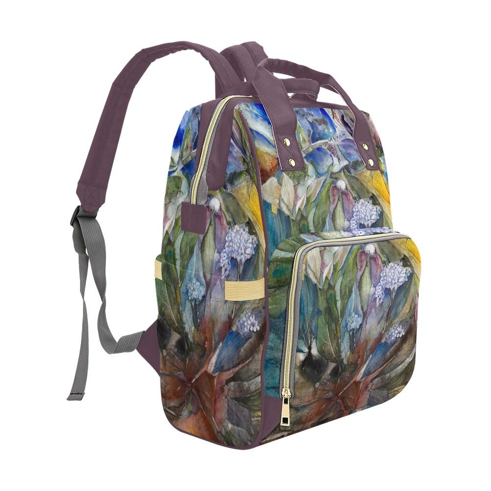 Twilight Flora Multi - Function Backpack/Diaper Bag - Lana Art Sweden