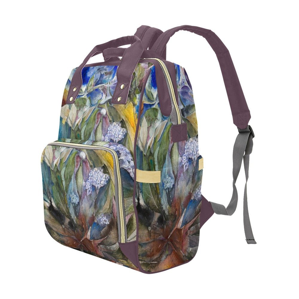 Twilight Flora Multi - Function Backpack/Diaper Bag - Lana Art Sweden