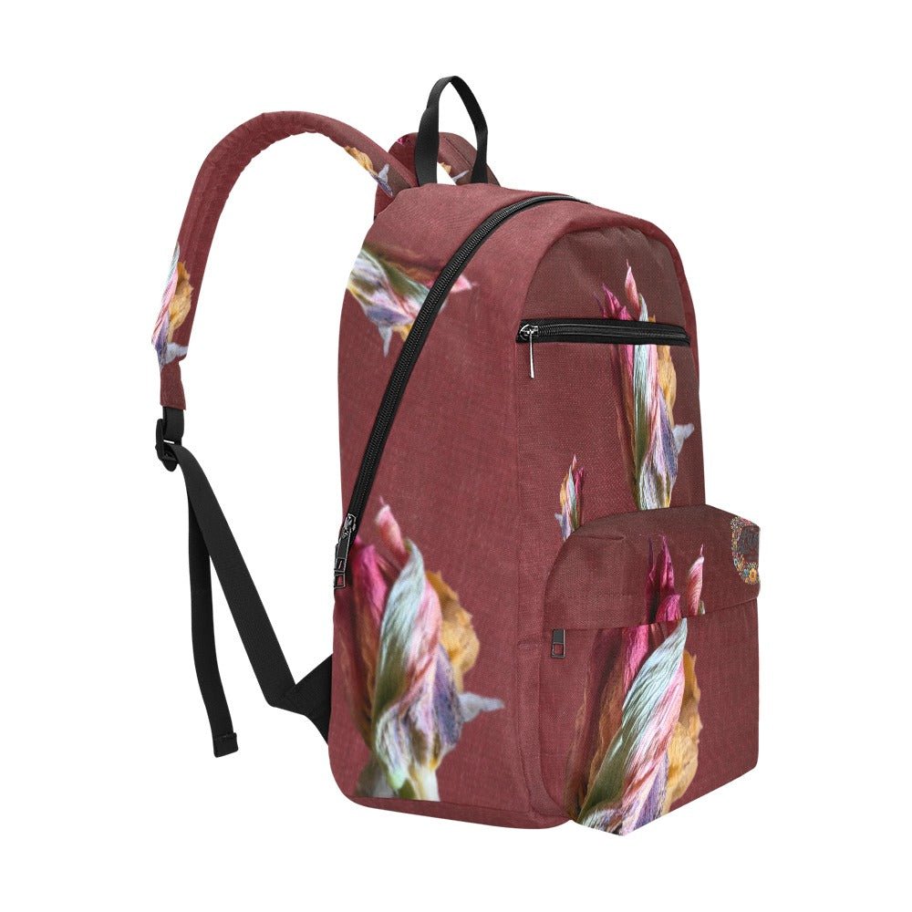 Twilight Tulip Large Capacity Travel Backpack - Lana Art Sweden