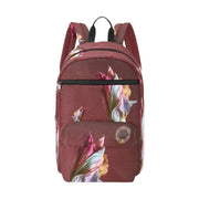 Twilight Tulip Large Capacity Travel Backpack - Lana Art Sweden