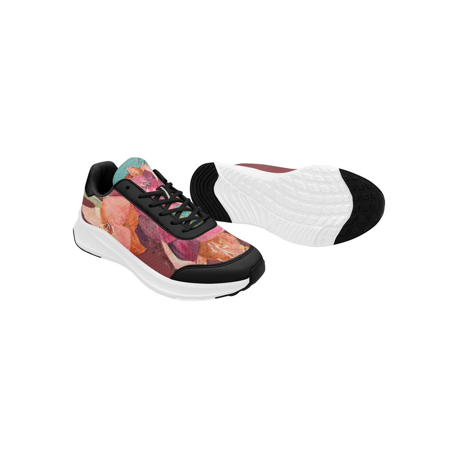 Upside Down Amaryllis Women's Mudguard Running Shoes - Lana Art Sweden