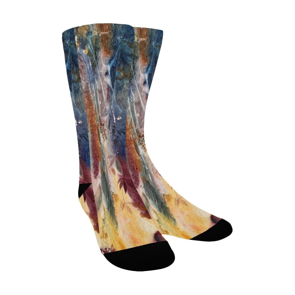 Warm Imagination Women's Custom Socks - Lana Art Sweden